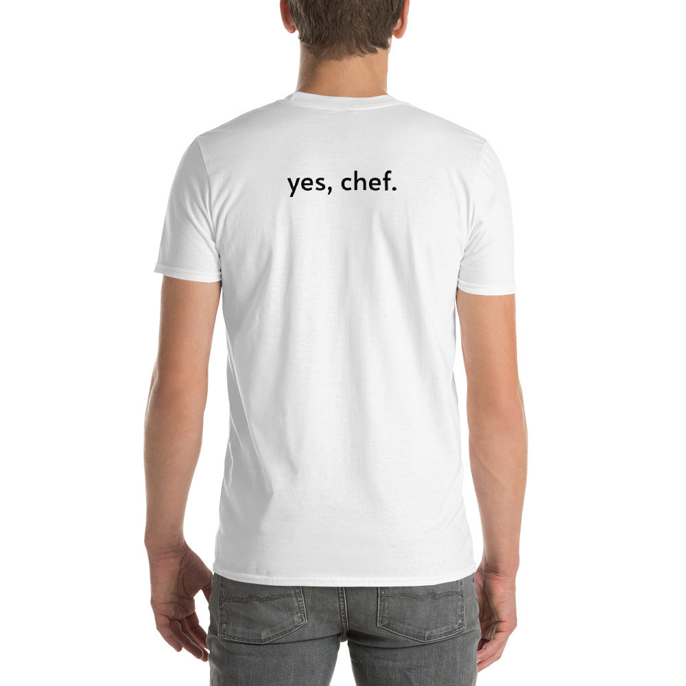 White TZO “Yes, Chef” T-Shirt